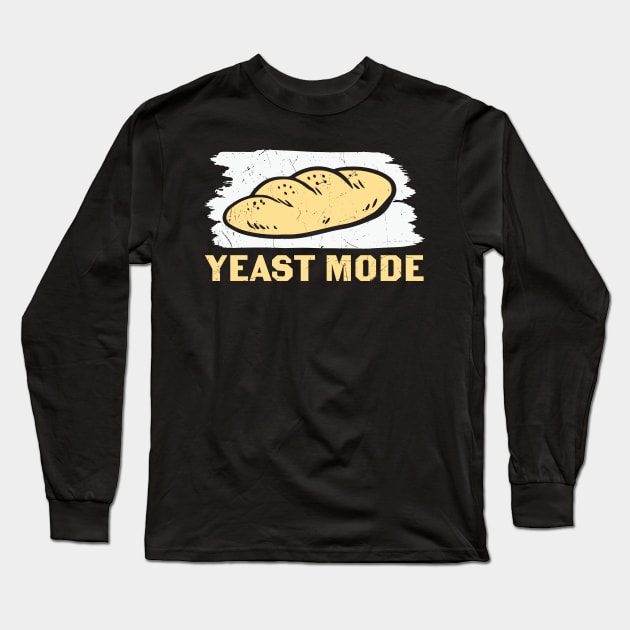 YEAST MODE Long Sleeve T-Shirt by MZeeDesigns